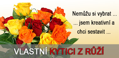 Sestavím si kytici růží sám